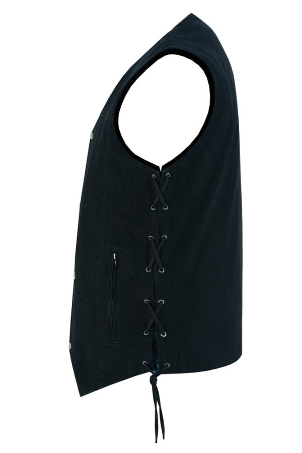 RM914TALL Men's Ten Pocket Denim Utility Vest - TALL - Image 5