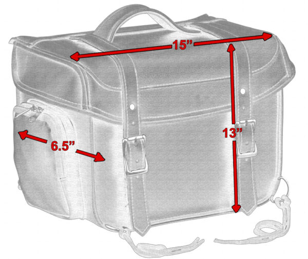RC340 Small Sissy Bar Bag - Cooler Insert - Image 4