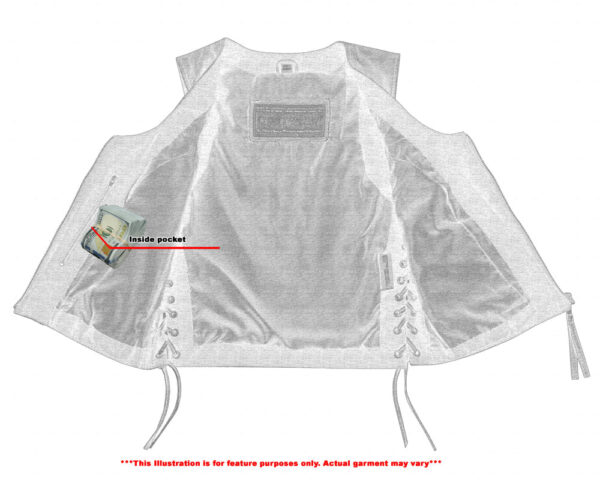 RC241 Women's Lightweight Vest with Rivets Detailing - Image 6
