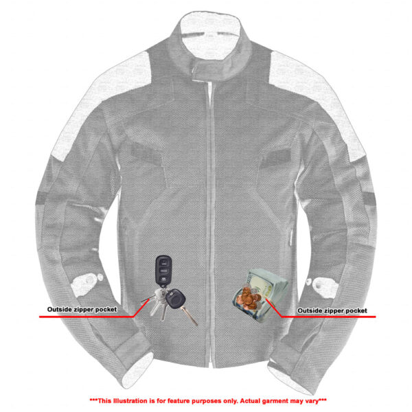 RC765 Men's Performance Mesh Jacket - High Vis - Image 7