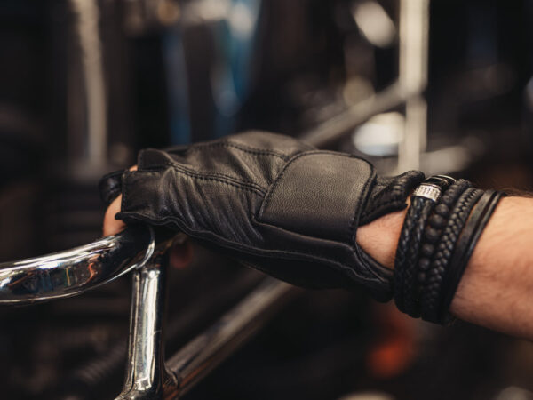 RC96 Men's Tough Deer Skin Fingerless Glove (BluWater) - Image 4