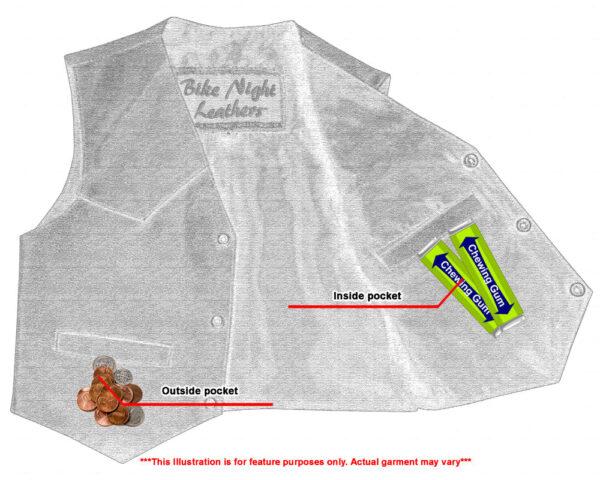 RC1744 Toddler Traditional Style Plain Side Vest - Image 4