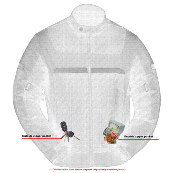 RC764 Men's Racer Mesh Jacket - Black - Image 7
