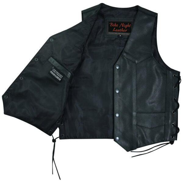RC1726 Kids Traditional Style Side Lace Vest - Image 3