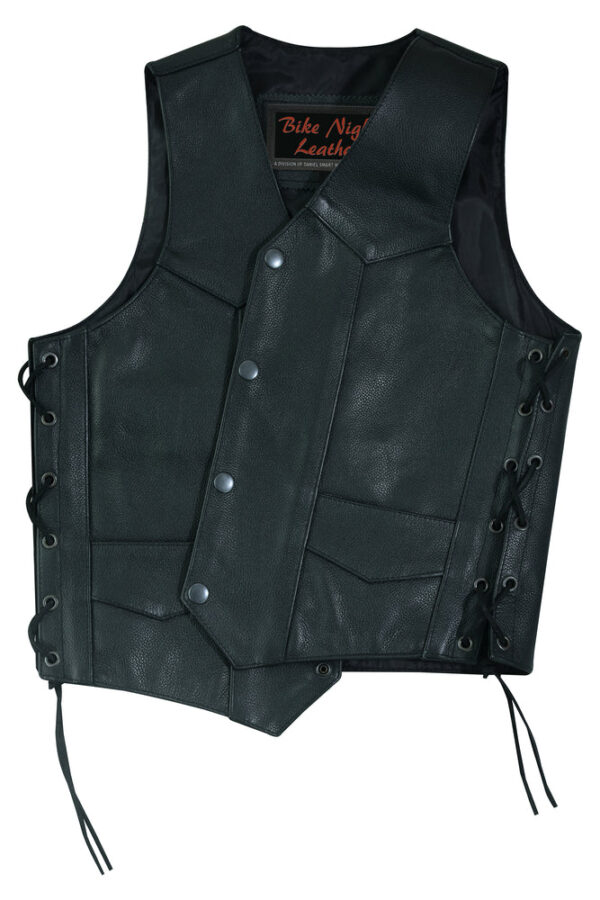 RC1726 Kids Traditional Style Side Lace Vest - Image 7