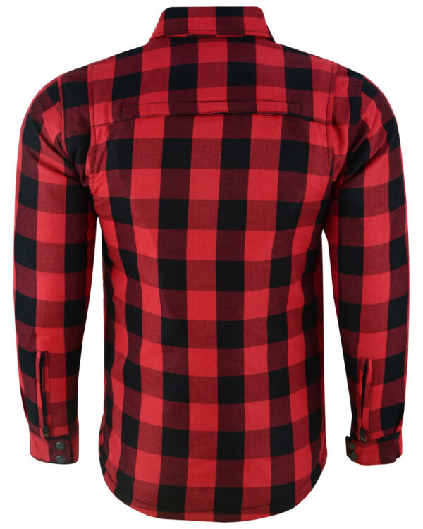 RC4671 Armored Flannel Shirt - Red - Image 5