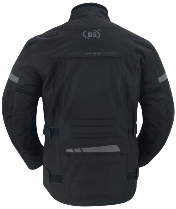 RC4615 Advance Touring Textile Motorcycle Jacket for Men - Black - Image 4