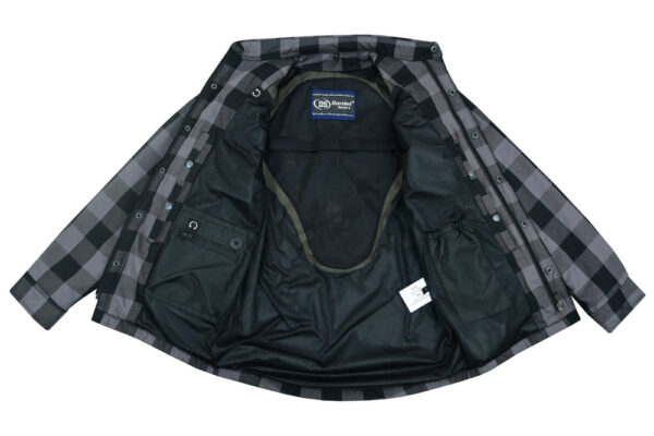 RC4670 Armored Flannel Shirt - Gray - Image 8