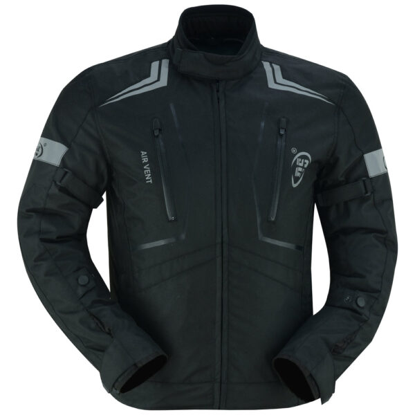 RC4610 Flight Wings - Black Textile Motorcycle Jacket for Men - Image 7