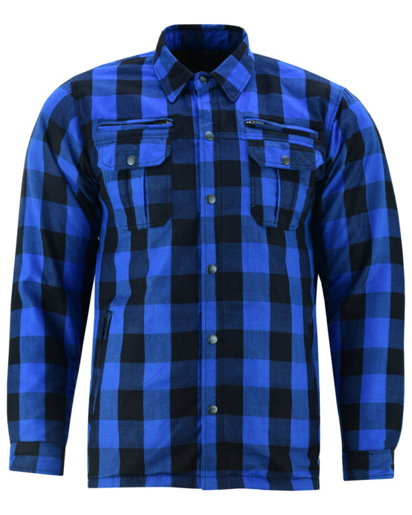 RC4674 Armored Flannel Shirt - Blue - Image 7