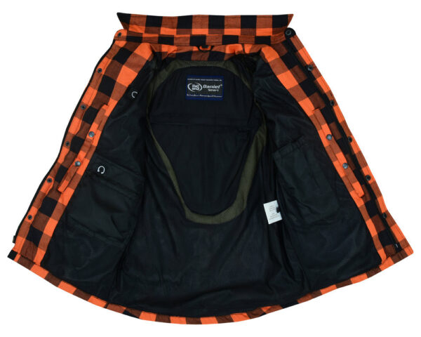 RC4675 Armored Flannel Shirt - Orange - Image 3