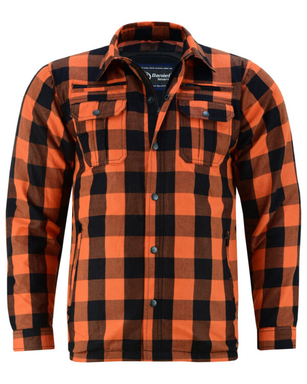 RC4675 Armored Flannel Shirt - Orange - Image 8
