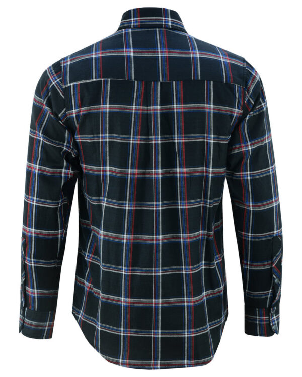 RC4680 Flannel Shirt - Black, Red and Blue - Image 5