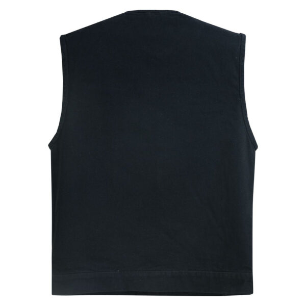 RM981BK Concealed Snaps, Denim Material, Hidden Zipper, w/o Collar - Image 9