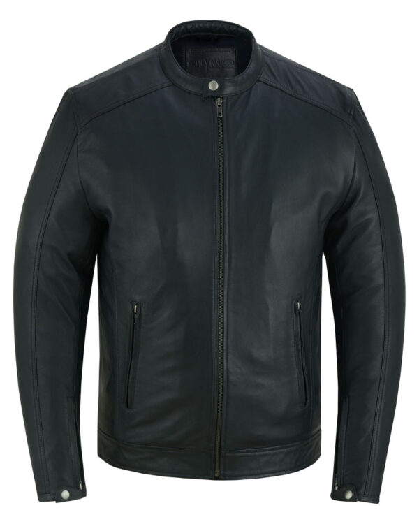 Classic Joe Men's Fashion Leather Jacket - Image 4