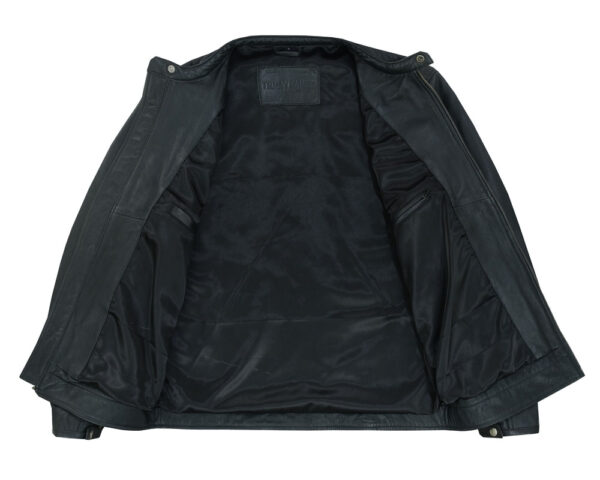Classic Joe Men's Fashion Leather Jacket - Image 6