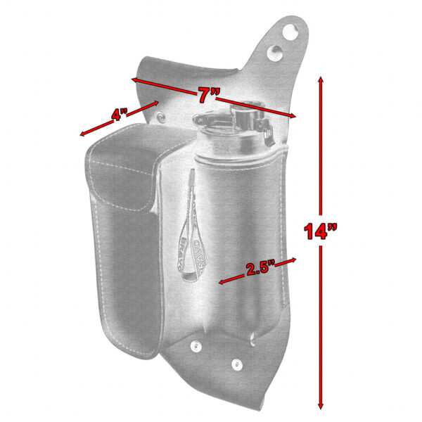 RC5826L Crash Bar Bag - Left Side - Image 7