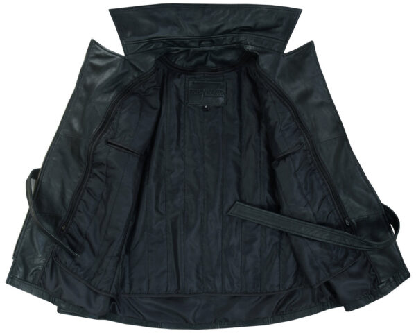 Elan Women's Leather Jacket Black - Image 3