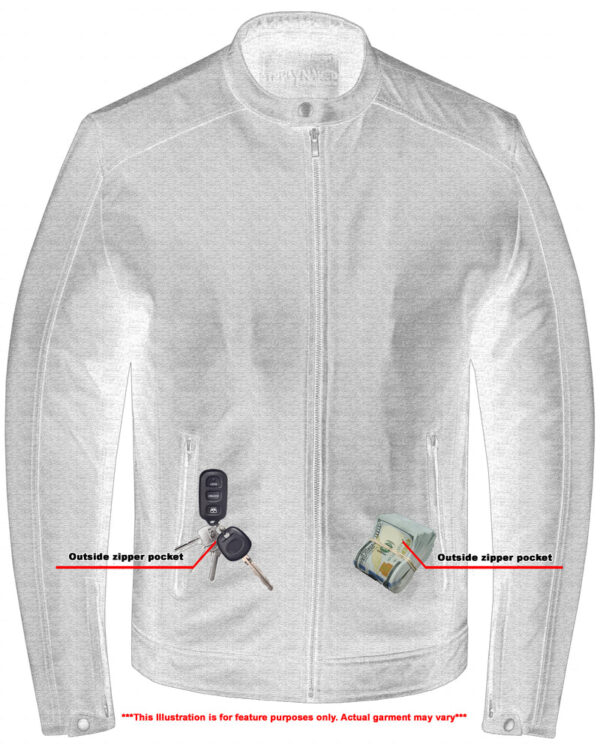 Classic Joe Men's Fashion Leather Jacket - Image 9
