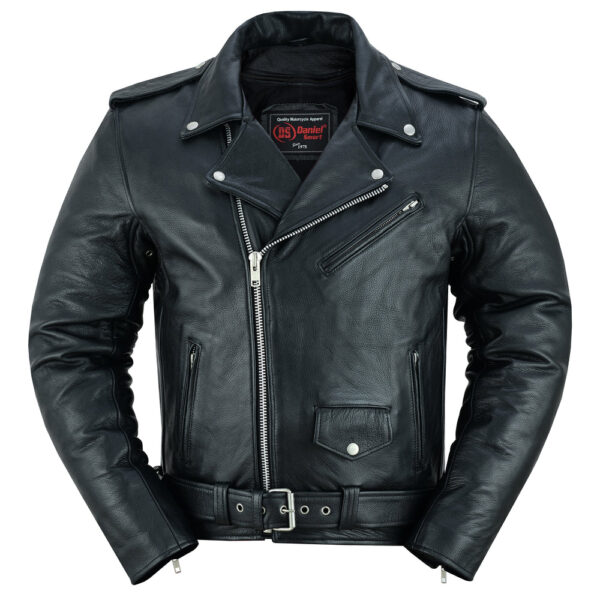 RC732 Men's Premium Classic Plain Side Police Style Jacket - Image 3