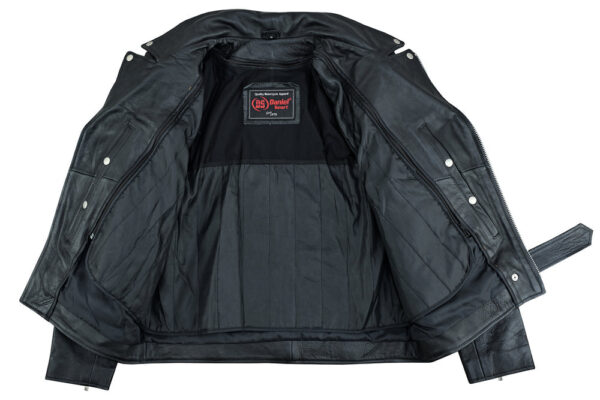 RC732 Men's Premium Classic Plain Side Police Style Jacket - Image 5