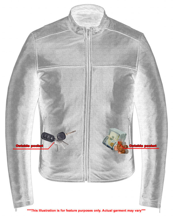 Wanton Men's Fashion Leather Jacket - Image 3