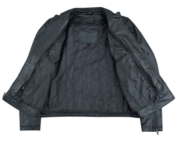 Wanton Men's Fashion Leather Jacket - Image 5
