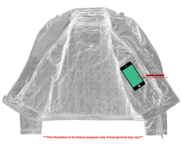 Wanton Men's Fashion Leather Jacket - Image 6