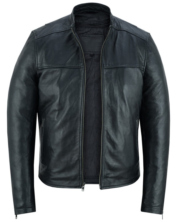 Wanton Men's Fashion Leather Jacket - Image 7