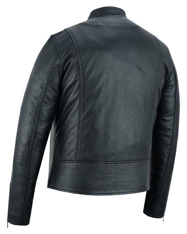 Wanton Men's Fashion Leather Jacket - Image 8