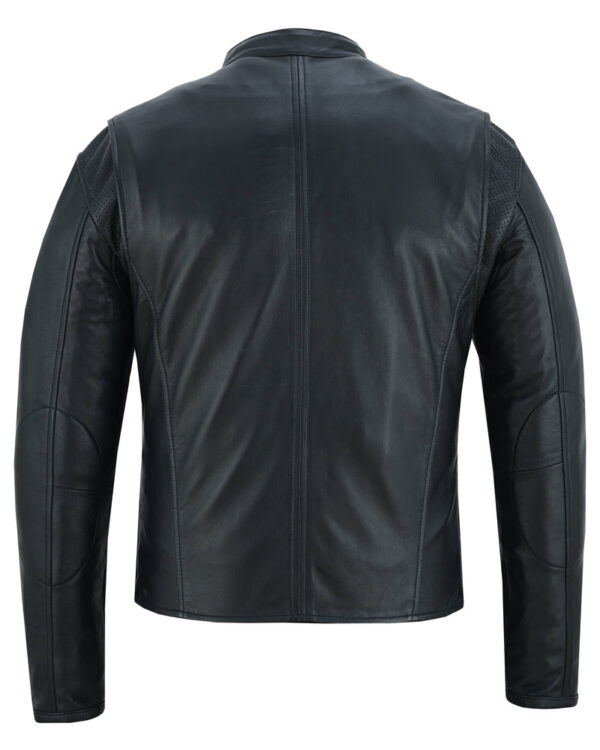 RC742 Men's Lightweight Drum Dyed Naked Lambskin Jacket - Image 6