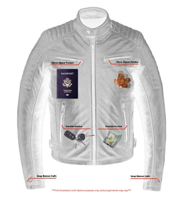 Copper Slayer Men's Sheepskin Leather Fashion Jacket with Snap Button - Image 6