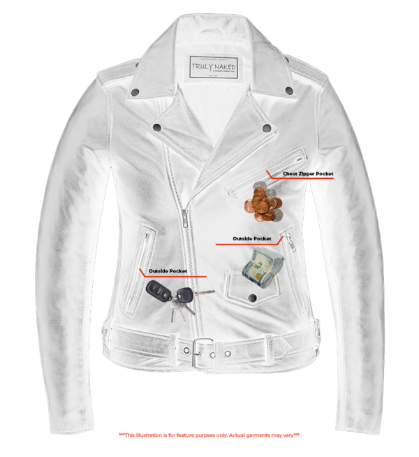 Night Shine Women's Black Fashion Leather Jacket - Image 9