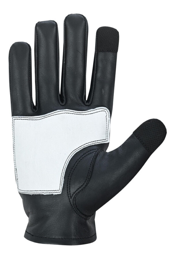 Glow Bones Black and White Leather Skeleton Glove (BluWater) - Image 4