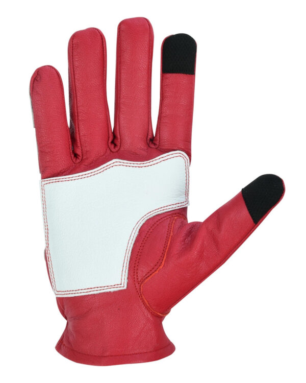 Skeletal Grip Red and White Skeleton Design Riding Glove (BluWater) - Image 6