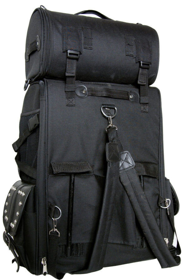 RC391S Updated Touring Sissy Bar Bag w/ Studs - Image 3