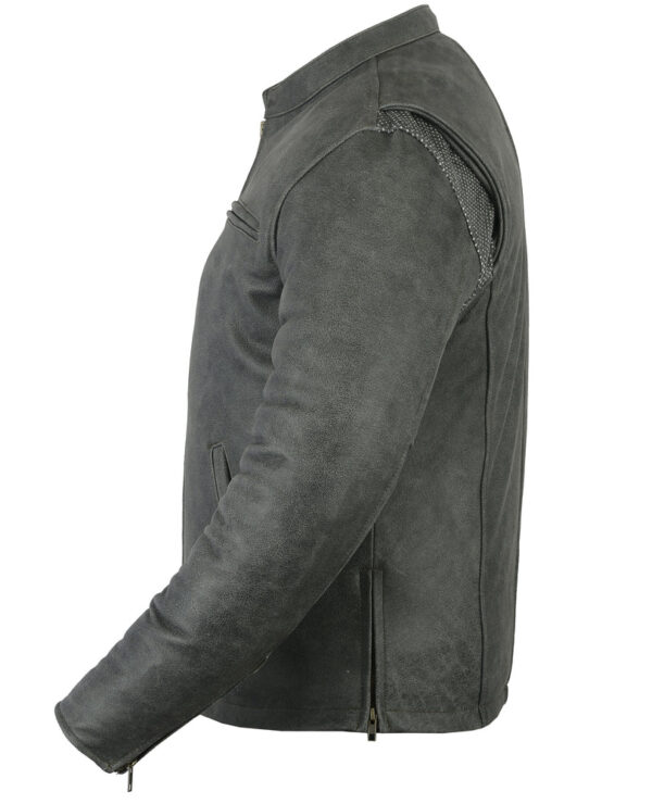 RC709 Men's Sporty Cruiser Jacket (GRAY) - Image 3