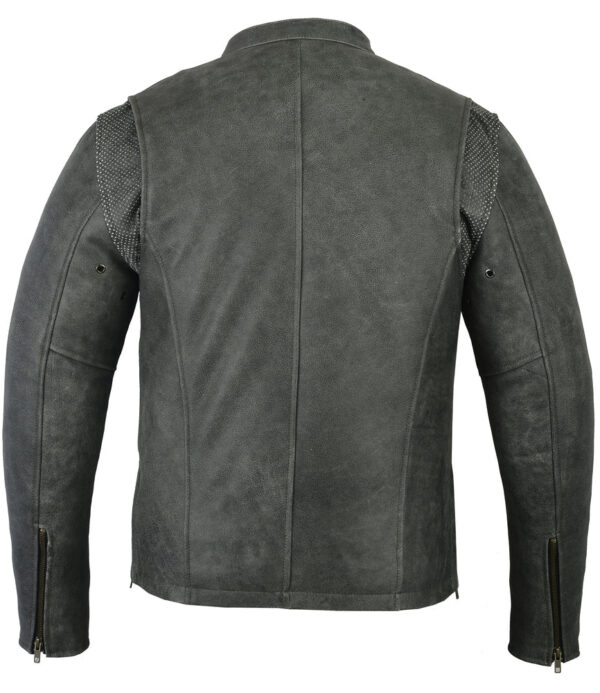 RC709 Men's Sporty Cruiser Jacket (GRAY) - Image 4
