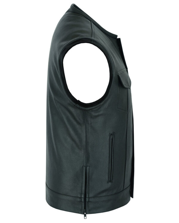 RC177 Upgraded Style Gun Pockets, Hidden #10" Black Metal Zipper, Side Zippers - Image 4