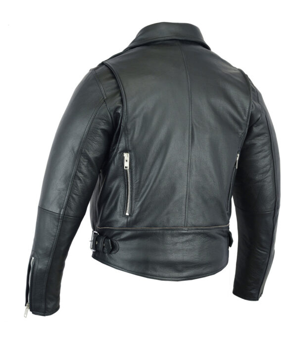 RC737 Men's Modern Full Cut Beltless Biker Jacket - Image 3