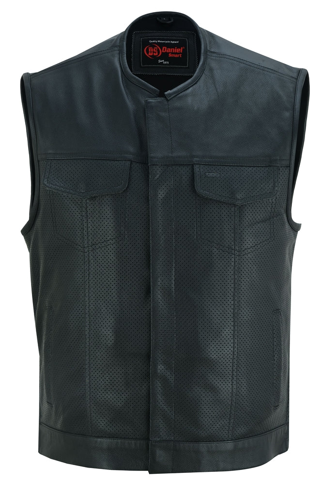 SOA RC183 Men's Premium Perforated Single Back Panel Concealment Vest W/O - Image 3