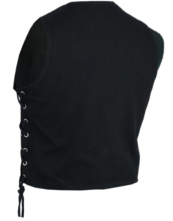 RM9726 Kid's Denim Side Lace Vest - Image 3