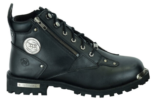RC9730 Men's 6 Side Zipper Plain Toe Boot - Image 3