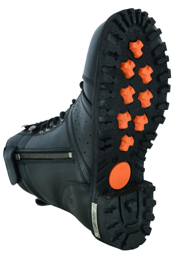 RC9731 Men's 6'' Side Zipper Plain Toe Boot W/Perforation - Image 3