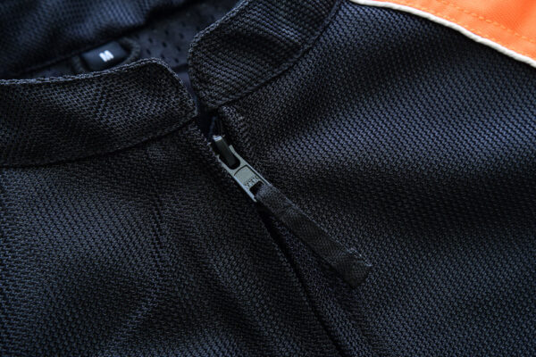 RC827 Women's Mesh 3-in-1 Riding Jacket (Black/Orange) - Image 10