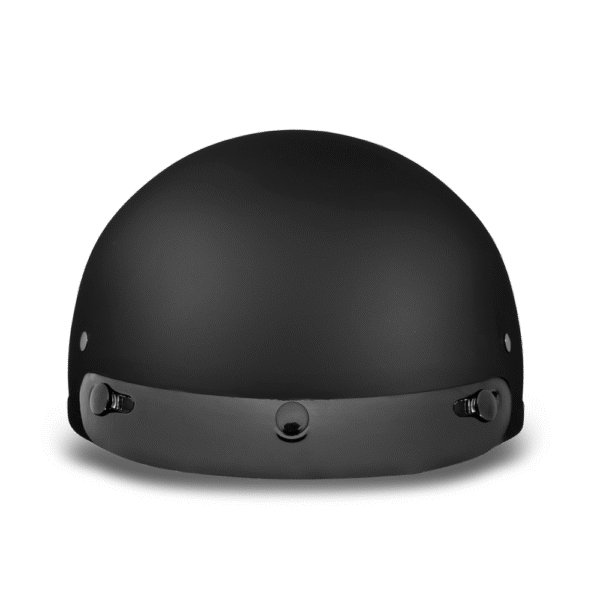 D1-B D.O.T. DAYTONA SKULL CAP - DULL BLACK - Image 5