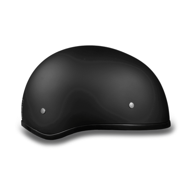 D1-BNS D.O.T. DAYTONA SKULL CAP W/O VISOR - DULL BLACK - Image 4