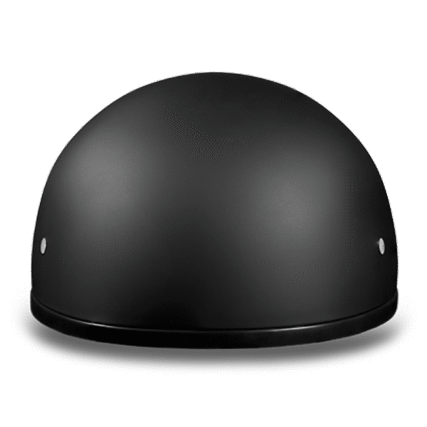 D1-BNS D.O.T. DAYTONA SKULL CAP W/O VISOR - DULL BLACK - Image 5