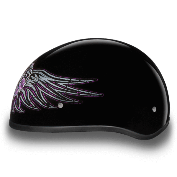 D6-BWH D.O.T. DAYTONA SKULL CAP - W/ BARBED WIRE HEART - Image 3