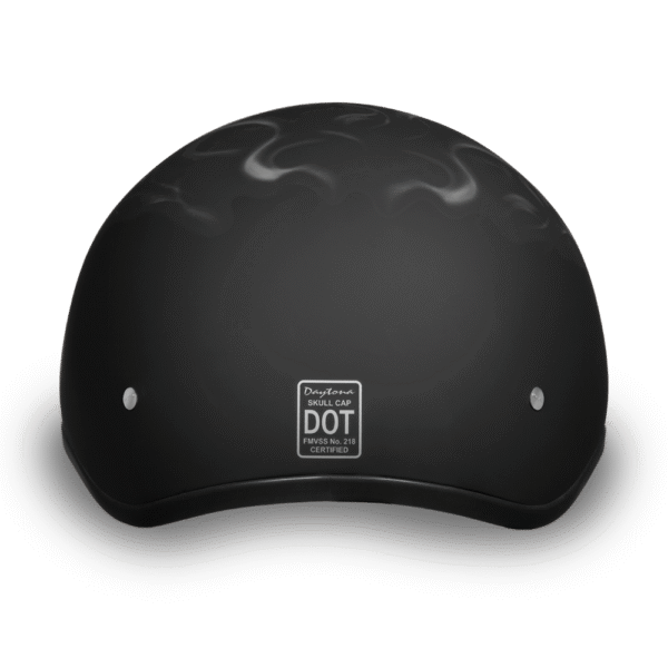 D6-PS D.O.T. DAYTONA SKULL CAP - W/ PISTONS SKULL - Image 3
